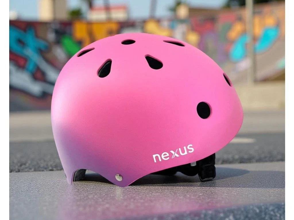 Nexus Stunt Scooter Helmet Pink Galaxy