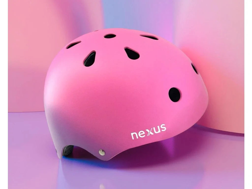 Nexus Stunt Scooter Helmet Pink Galaxy