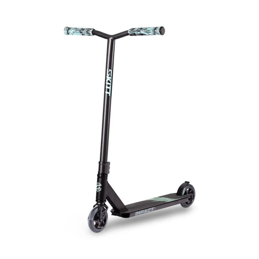 SKITT Freestyle Scooter IMPACT Black Mint – 84 cm Overall Height