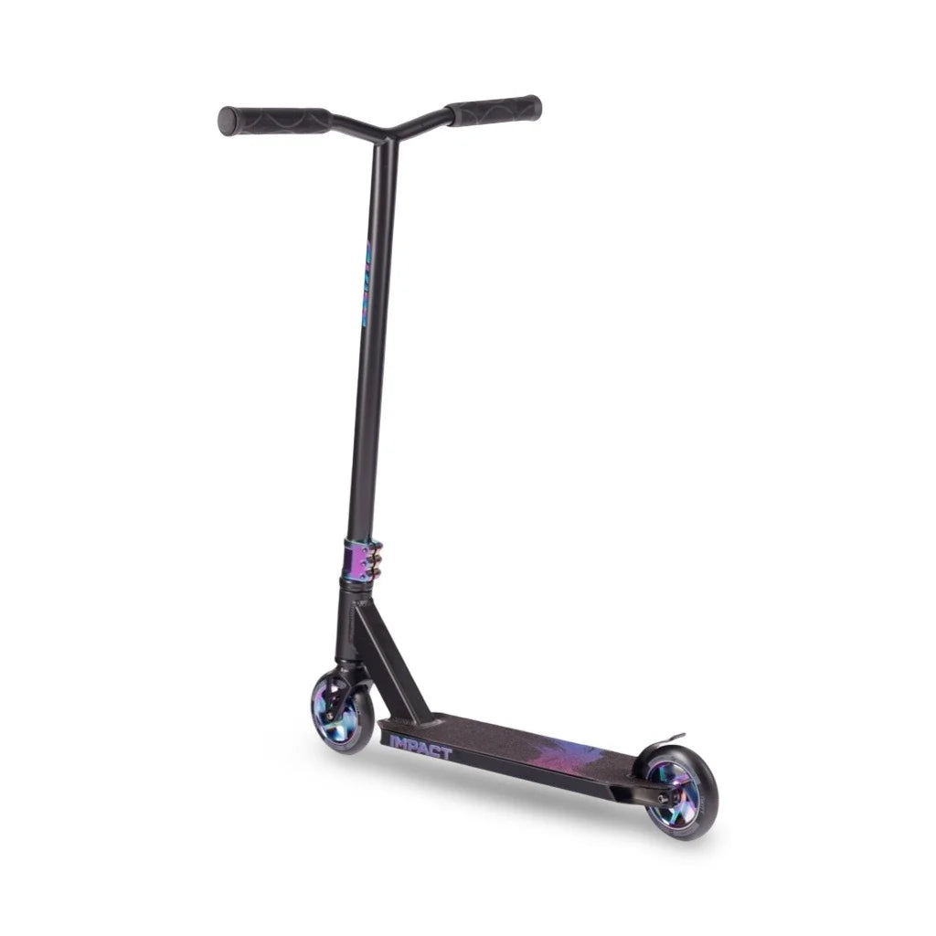 SKITT Freestyle Scooter IMPACT Black Rainbow – 84 cm Overall Height