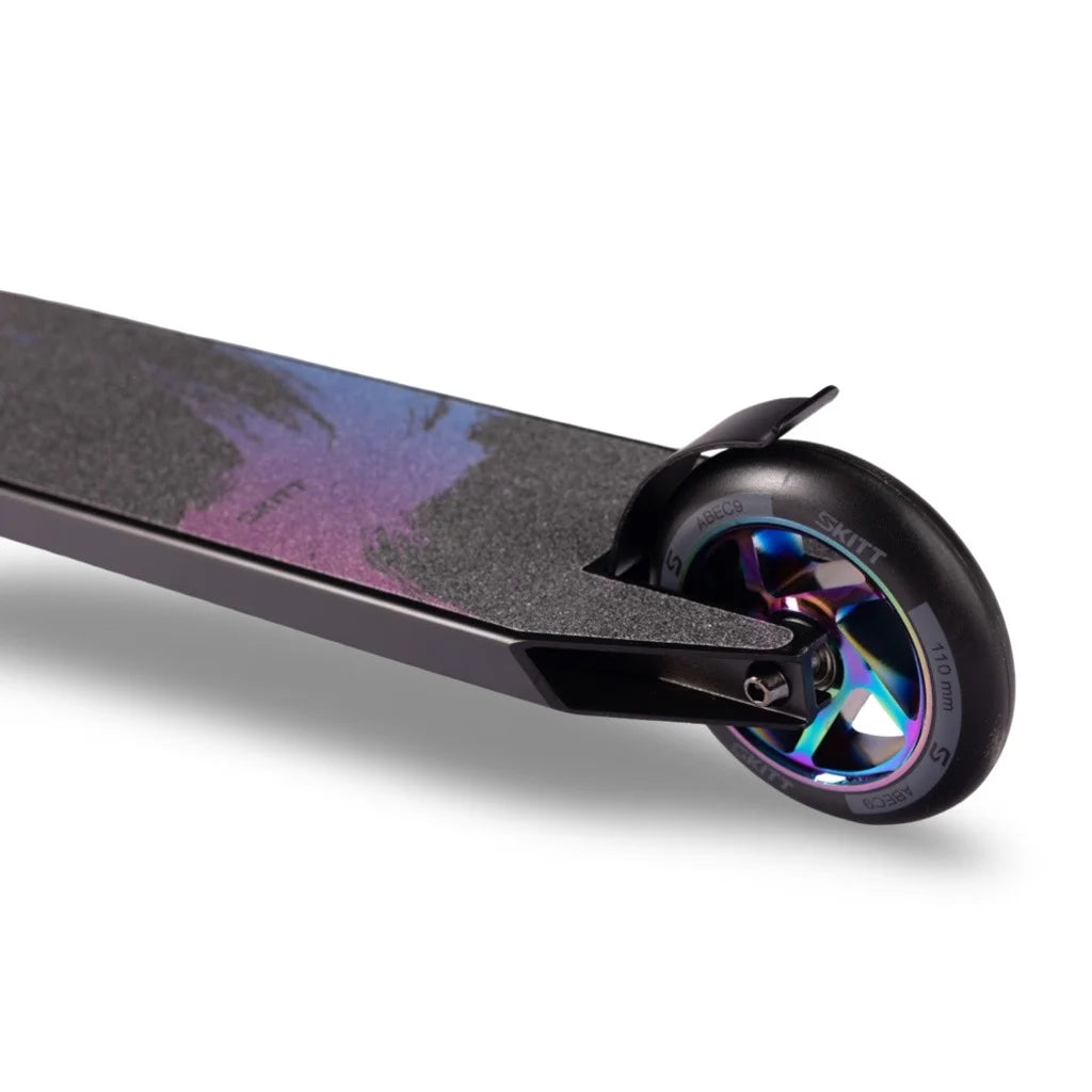SKITT Freestyle Scooter IMPACT Black Rainbow – 84 cm Overall Height