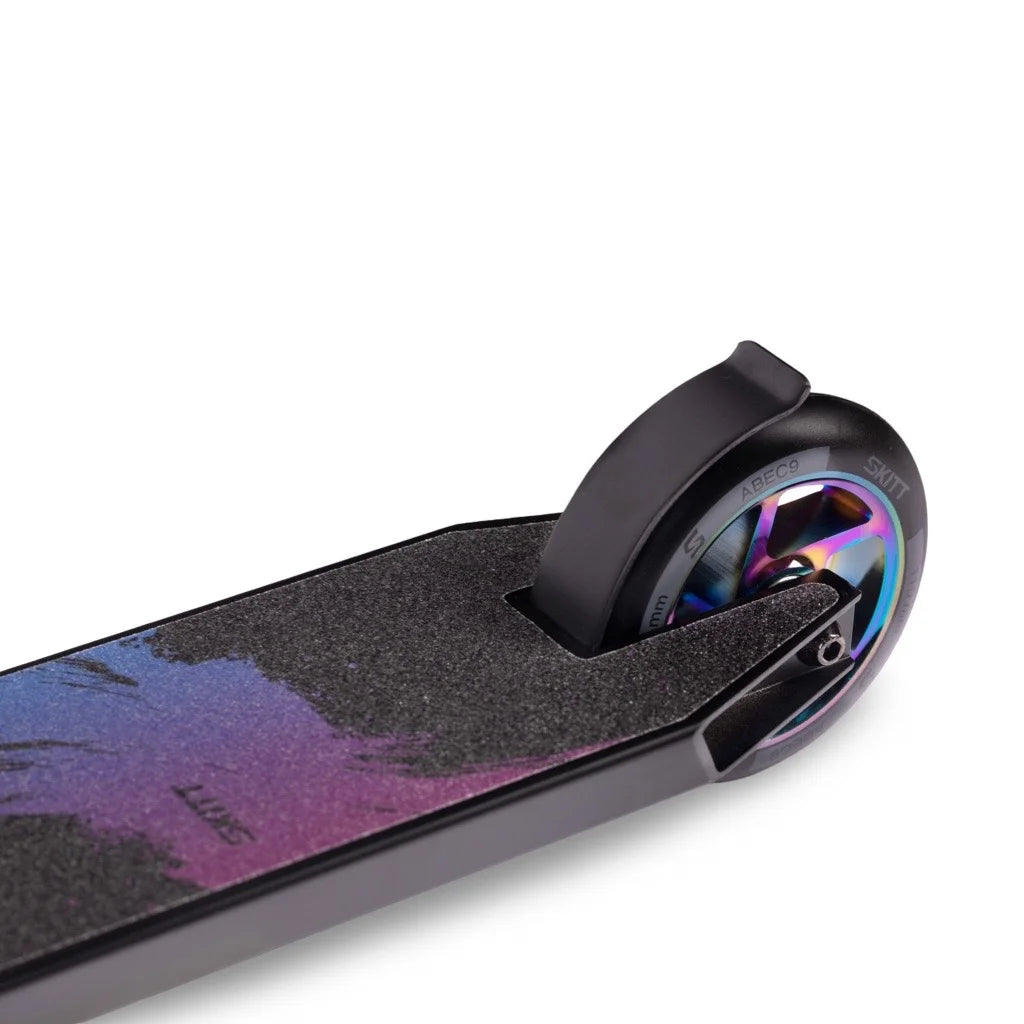 SKITT Freestyle Scooter IMPACT Black Rainbow – 84 cm Overall Height